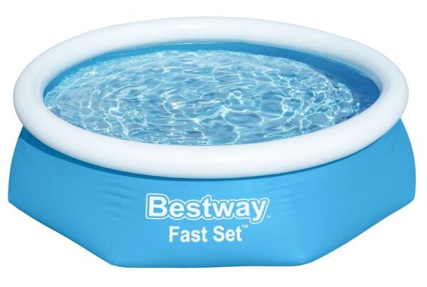 בריכת BESTWAY FAST עגולה, דגם 57450, כוללת משאבת פילטר 330 גלון