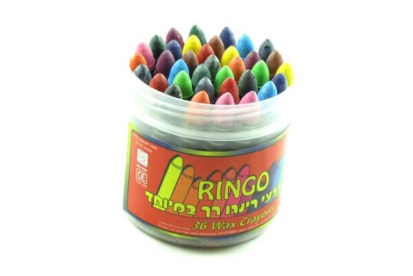 צבעי רינגו רכים במיוחד 36 יח' בכוס