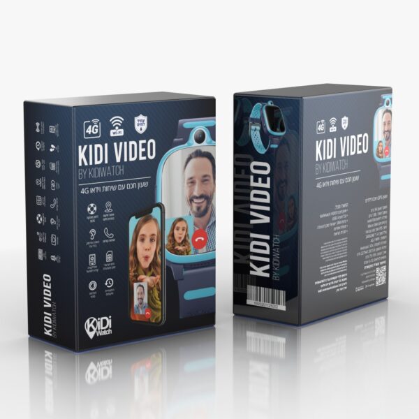 שעון חכם תכלת- עם וידאו kidi watch 4g
