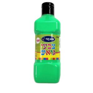 צבע גואש ירוק זוהר- 500 גר'