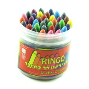 צבעי רינגו רכים במיוחד 36 יח' בכוס