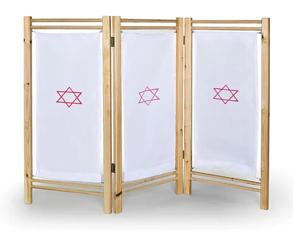 פרגוד רופא מעץ כולל בד