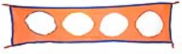 מתקן רשת 4 חורים 75*300 ס"מ