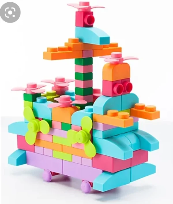 קוביות לגו רכות פלוס 80 חלקים